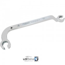 Llave Abierta Doble Para Inyectores Diesel 14 mm