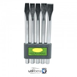 Set de cinco cinceles