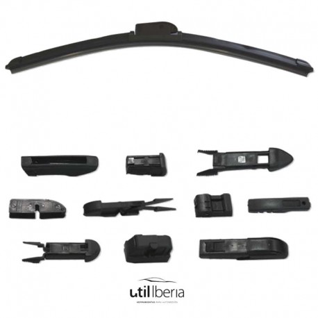 Escobilla de limpiaparabrisas con sistema multi-adaptadores de 280 mm