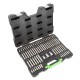 Estuche de 75 puntas ribe xzn torx allen y torx inviolable