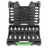 MALETÍN DE 26 PUNTAS DE 1/2" PARA TORNILLOS DE 12 CANTOS