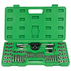 Estuche 60 piezas de machos y terrajas