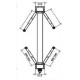 ELEVADOR 2 COLUMNAS 4,2 TONELADAS AUTOMÁTICO 220V
