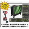 CARRO DE HERRAMIENTAS XL DE 8 CAJONES - ARMADO