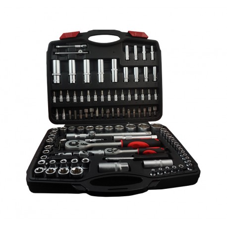 JUEGO AUTOCLE 1/4" Y 1/2"- 108 PIEZAS