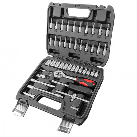 JUEGO AUTOCLE 1/4" - 47 PIEZAS