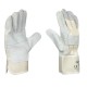 Guantes de piel y tela