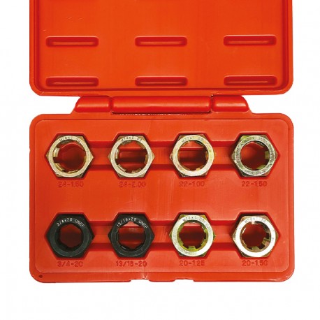 Reparador de roscas de ejes 8 Piezas