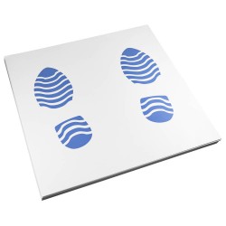 Fundas reposapies en papel