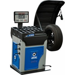 Equilibradora electrónica digital con microprocesador y display LED, orientable e inclinable