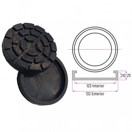 TACO DE GOMA DE ELEVADOR RAVAGLIOLI