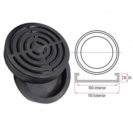 TACO DE GOMA DE ELEVADOR KONI, BRADBURY, HERKULES, TECALEMIT