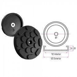 TACO DE GOMA DE ELEVADOR JAB, BECKER, ATH, HOFMANN, HERRMANN, TWIN BUSCH