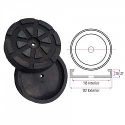 TACO DE GOMA DE ELEVADOR WERTHER, OMA, TECALEMIT, ITALGARAGE