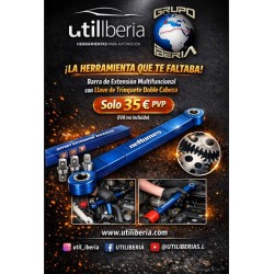 BARRA EXTENSIÓN MULTIFUNCIONAL CON LLAVE DE TRINQUETE DOBLE CABEZA