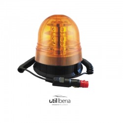 Girofaro destellante de led de 12 y 24 voltios 140 mm