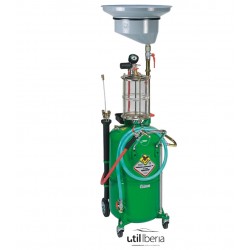 Recuperador-Aspirador neumático de aceite usado de 90 litros con precámara