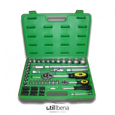 Estuche de herramientas de 74 piezas doce caras