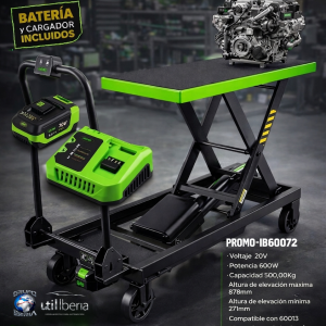 promo ib60072 mesa hidraulica a baterÍa emma